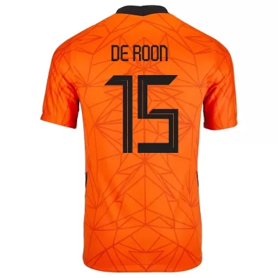Férfi Holland labdarúgó-válogatott Marten de Roon #15 Hazai Narancs 2021 Mez Póló Ing
