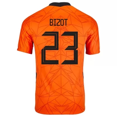 Női Holland labdarúgó-válogatott Marco Bizot #23 Hazai Narancs 2021 Mez Póló Ing