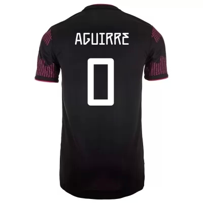 Női Mexikói labdarúgó-válogatott Erick Aguirre #0 Hazai Vörös rózsa 2021 Mez Póló Ing
