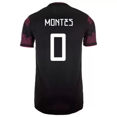 Női Mexikói labdarúgó-válogatott Cesar Montes #0 Hazai Vörös rózsa 2021 Mez Póló Ing