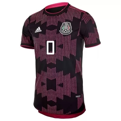 Női Mexikói labdarúgó-válogatott Alexis Vega #0 Hazai Vörös rózsa 2021 Mez Póló Ing