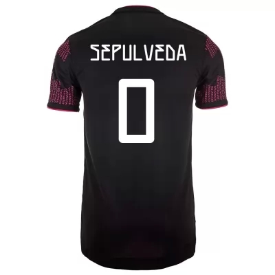 Női Mexikói labdarúgó-válogatott Gilberto Sepulveda #0 Hazai Vörös rózsa 2021 Mez Póló Ing