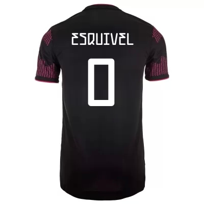 Női Mexikói labdarúgó-válogatott Jose Esquivel #0 Hazai Vörös rózsa 2021 Mez Póló Ing