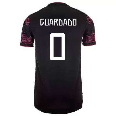 Női Mexikói labdarúgó-válogatott Andres Guardado #0 Hazai Vörös rózsa 2021 Mez Póló Ing
