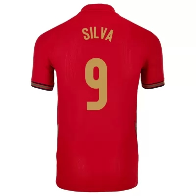 Gyermek Portugál labdarúgó-válogatott Andre Silva #9 Hazai Piros 2021 Mez Póló Ing