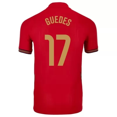 Női Portugál labdarúgó-válogatott Goncalo Guedes #17 Hazai Piros 2021 Mez Póló Ing