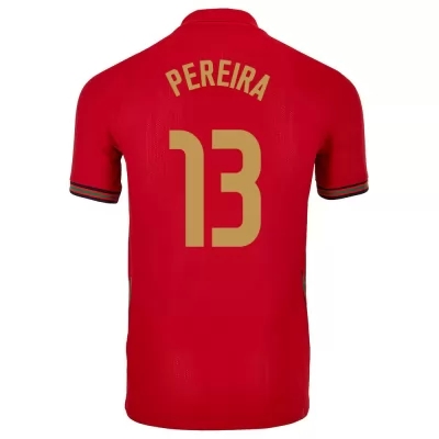 Gyermek Portugál labdarúgó-válogatott Danilo Pereira #13 Hazai Piros 2021 Mez Póló Ing