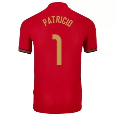 Férfi Portugál labdarúgó-válogatott Rui Patricio #1 Hazai Piros 2021 Mez Póló Ing