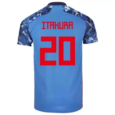 Női Japán labdarúgó-válogatott Ko Itakura #20 Hazai Sötétkék 2021 Mez Póló Ing