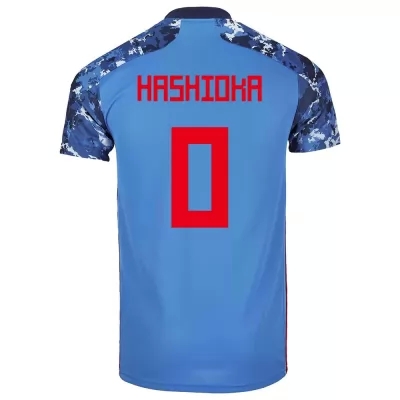 Férfi Japán labdarúgó-válogatott Daiki Hashioka #0 Hazai Sötétkék 2021 Mez Póló Ing