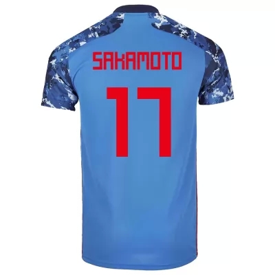 Női Japán labdarúgó-válogatott Tatsuhiro Sakamoto #17 Hazai Sötétkék 2021 Mez Póló Ing