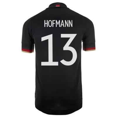 Női Német labdarúgó-válogatott Jonas Hofmann #13 Idegenbeli Fekete 2021 Mez Póló Ing