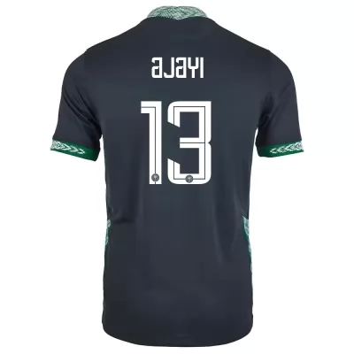 Női Nigériai labdarúgó-válogatott Semi Ajayi #13 Idegenbeli Fekete 2021 Mez Póló Ing