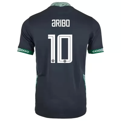 Gyermek Nigériai labdarúgó-válogatott Joe Aribo #10 Idegenbeli Fekete 2021 Mez Póló Ing