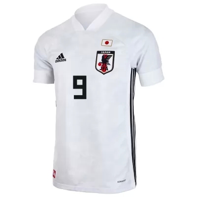 Női Japán labdarúgó-válogatott Daichi Kamada #9 Idegenbeli Fehér 2021 Mez Póló Ing