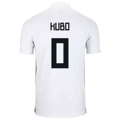 Női Japán labdarúgó-válogatott Takefusa Kubo #0 Idegenbeli Fehér 2021 Mez Póló Ing