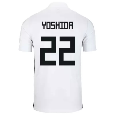 Női Japán labdarúgó-válogatott Maya Yoshida #22 Idegenbeli Fehér 2021 Mez Póló Ing