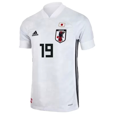 Női Japán labdarúgó-válogatott Sho Sasaki #19 Idegenbeli Fehér 2021 Mez Póló Ing