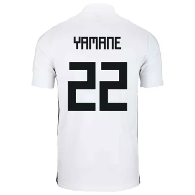 Női Japán labdarúgó-válogatott Miki Yamane #22 Idegenbeli Fehér 2021 Mez Póló Ing