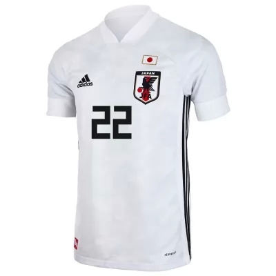 Női Japán labdarúgó-válogatott Miki Yamane #22 Idegenbeli Fehér 2021 Mez Póló Ing