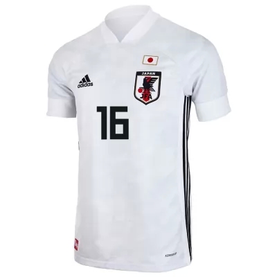 Női Japán labdarúgó-válogatott Ryoya Ogawa #16 Idegenbeli Fehér 2021 Mez Póló Ing