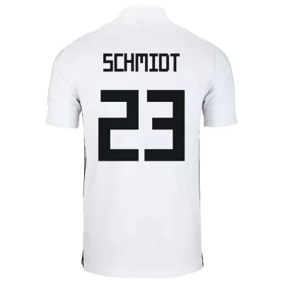 Női Japán labdarúgó-válogatott Daniel Schmidt #23 Idegenbeli Fehér 2021 Mez Póló Ing