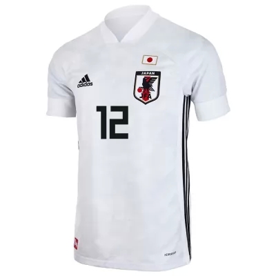 Női Japán labdarúgó-válogatott Shuichi Gonda #12 Idegenbeli Fehér 2021 Mez Póló Ing