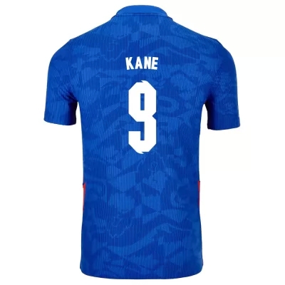 Gyermek Angol labdarúgó-válogatott Harry Kane #9 Idegenbeli Kék 2021 Mez Póló Ing