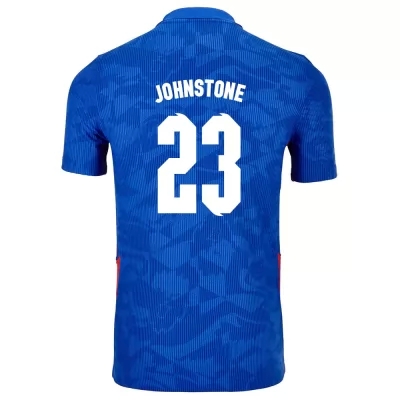 Női Angol labdarúgó-válogatott Sam Johnstone #23 Idegenbeli Kék 2021 Mez Póló Ing