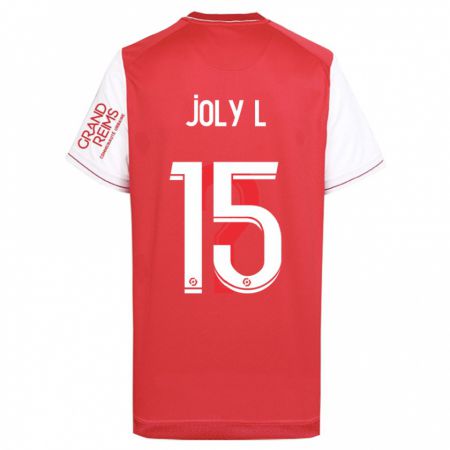 Kandiny Gyermek Lou Ann Joly #15 Piros Hazai Jersey 2023/24 Mez Póló Ing