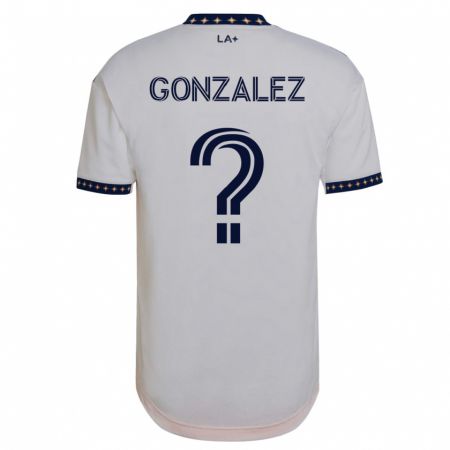 Kandiny Gyermek Gustavo Gonzalez #0 Fehér Hazai Jersey 2023/24 Mez Póló Ing