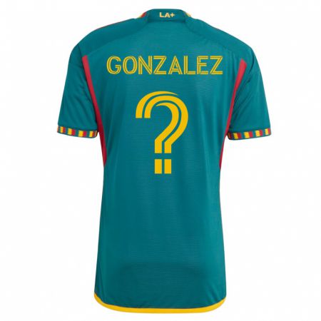 Kandiny Gyermek Gustavo Gonzalez #0 Zöld Idegenbeli Jersey 2023/24 Mez Póló Ing