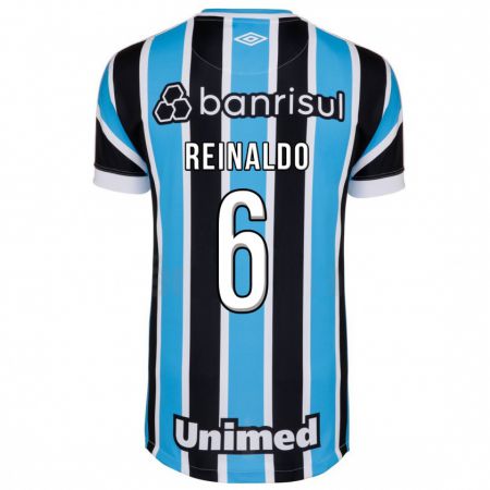 Kandiny Férfi Reinaldo #6 Kék Hazai Jersey 2023/24 Mez Póló Ing