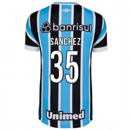 Kandiny Férfi Lari Sanchez #35 Kék Hazai Jersey 2023/24 Mez Póló Ing