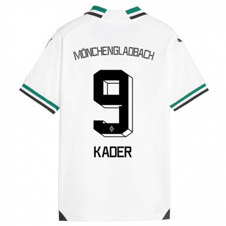 Kandiny Férfi Cagatay Kader #9 Fehér Zöld Hazai Jersey 2023/24 Mez Póló Ing