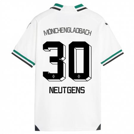 Kandiny Férfi Maximilian Neutgens #30 Fehér Zöld Hazai Jersey 2023/24 Mez Póló Ing