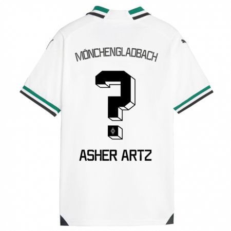 Kandiny Férfi Asher Artz #0 Fehér Zöld Hazai Jersey 2023/24 Mez Póló Ing