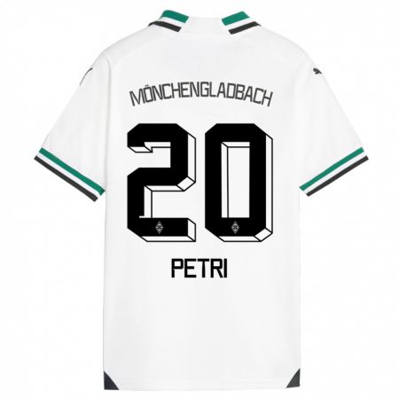 Kandiny Férfi Paula Petri #20 Fehér Zöld Hazai Jersey 2023/24 Mez Póló Ing