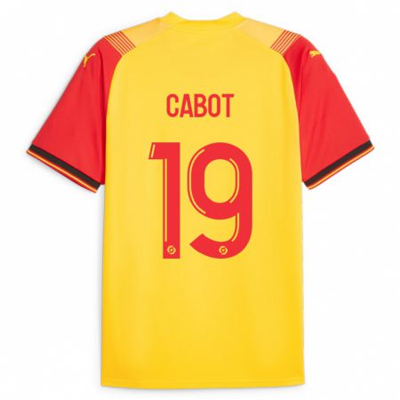 Kandiny Férfi Jimmy Cabot #19 Sárga Hazai Jersey 2023/24 Mez Póló Ing