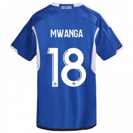Kandiny Férfi Junior Mwanga #18 Kék Hazai Jersey 2023/24 Mez Póló Ing