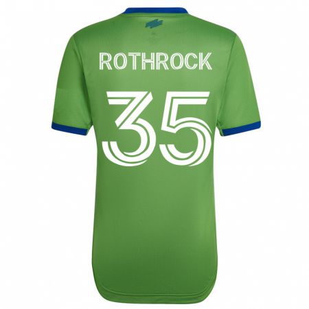 Kandiny Férfi Paul Rothrock #35 Zöld Hazai Jersey 2023/24 Mez Póló Ing