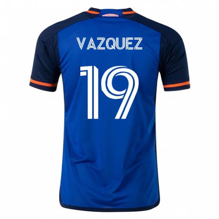 Kandiny Férfi Brandon Vazquez #19 Kék Hazai Jersey 2023/24 Mez Póló Ing