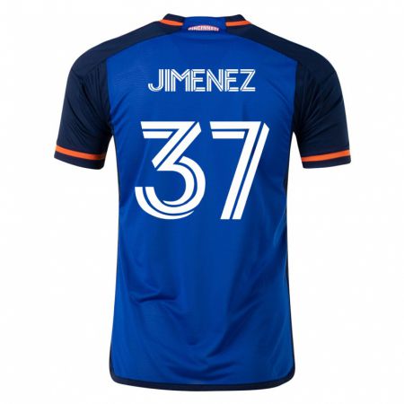 Kandiny Férfi Stiven Jimenez #37 Kék Hazai Jersey 2023/24 Mez Póló Ing