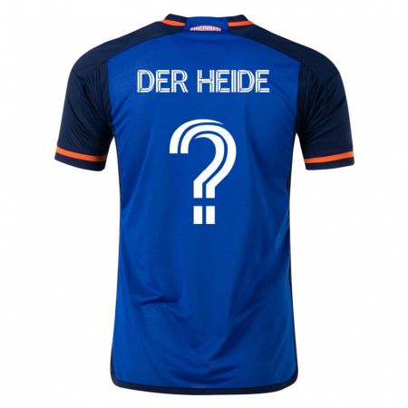 Kandiny Férfi Dimas Van Der Heide #0 Kék Hazai Jersey 2023/24 Mez Póló Ing