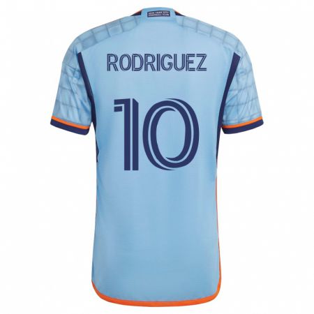 Kandiny Férfi Santiago Rodríguez #10 Kék Hazai Jersey 2023/24 Mez Póló Ing