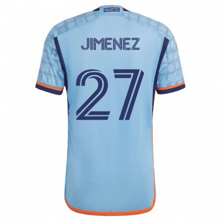 Kandiny Férfi Jonathan Jiménez #27 Kék Hazai Jersey 2023/24 Mez Póló Ing