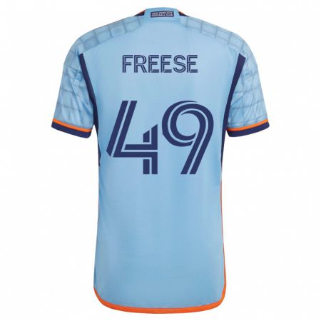Kandiny Férfi Matt Freese #49 Kék Hazai Jersey 2023/24 Mez Póló Ing