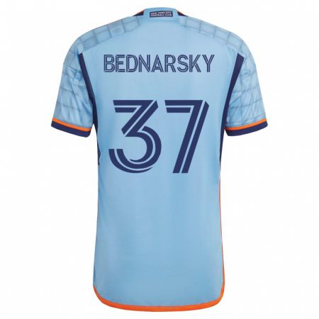 Kandiny Férfi Stevo Bednarsky #37 Kék Hazai Jersey 2023/24 Mez Póló Ing