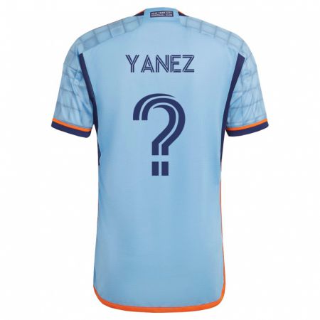 Kandiny Férfi Zidane Yañez #0 Kék Hazai Jersey 2023/24 Mez Póló Ing