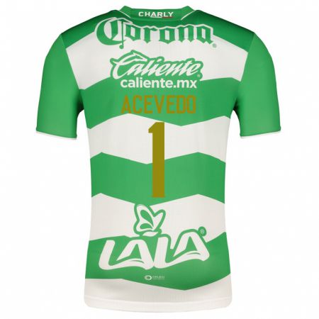 Kandiny Férfi Carlos Acevedo #1 Zöld Hazai Jersey 2023/24 Mez Póló Ing